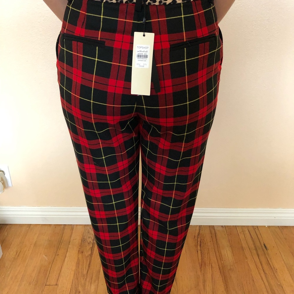 Topshop plaid pants - Picture 4 of 5